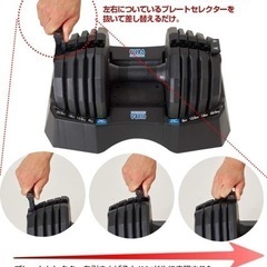 【美品】可変式ダンベル45kgとアジャスタブルベンチのセットの画像
