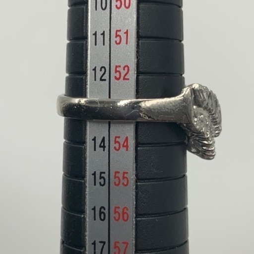 Pt900 プラチナ900 ダイヤモンドリング　V型　0.5ct 5.1g