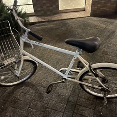 ★★無印良品★自転車★20型フル装備★オートライト/バスケット/...