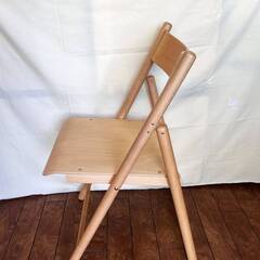 MUJI 無印良品  ブナ材 折りたたみ椅子 3客セット