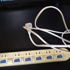 電源タップ 6口 個別スイッチつき