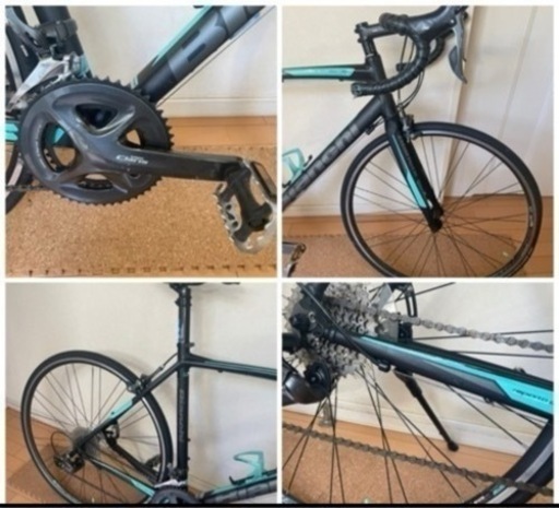 【sold】最高級車♡Bianchi ビアンキ　自転車　ロードバイク　Via Nirone 57 マットブラック