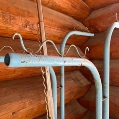 取引中　物干し竿台の画像