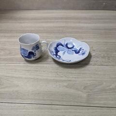 マイセン Meissen ブルーオーキッドカップ＆ソーサー Meissen マイセン ブルーオーキッド コーヒーカップ＆ソーサー 2客