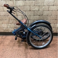 マイパラス 折り畳み自転車 M-200 Ocean シマノ製6段ギア 通勤 通学 レジャー おまけ鍵付きの画像