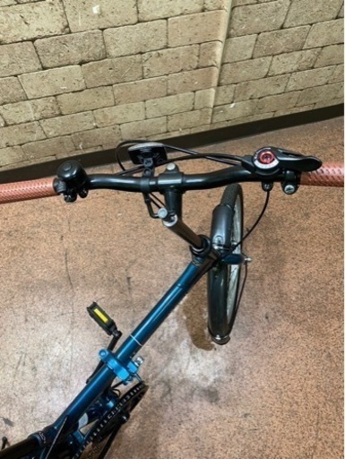 マイパラス 折り畳み自転車 M-200 Ocean シマノ製6段ギア 通勤 通学 レジャー おまけ鍵付き MYPALLAS 折りたたみ自転車 20インチ 6段変速 超軽量 コンパクト