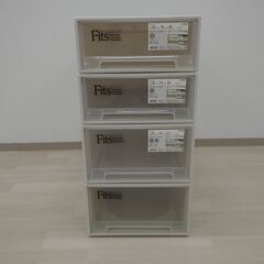 衣装ケース４段【小金井市民限定】※新規優先（小金井市再生家具）品番：02-03-07 の画像