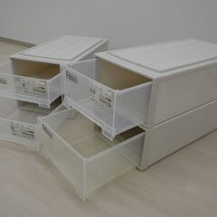 衣装ケース４段【小金井市民限定】※新規優先（小金井市再生家具）品番：02-03-07 の画像