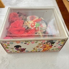 ① 七五三　結び帯　アンティーク　古着の画像