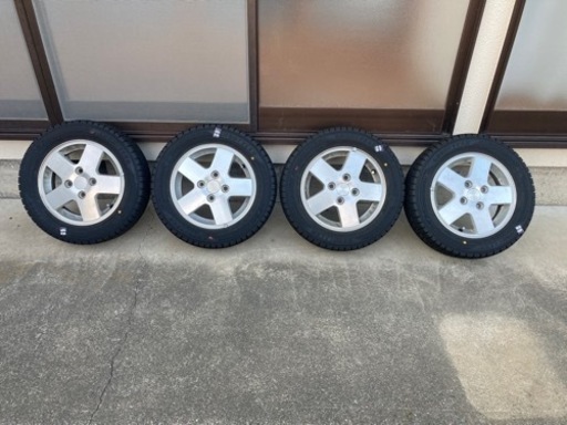 【雪予報あり！！】【値下げしました！！】【軽自動車用】【2022年製】スタッドレス・ホイールセット（155/65R13）