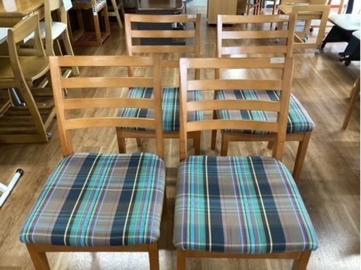 椅子4脚セット【町田市再生家具】　232888