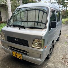【売却済】平成17年サンバーバン ４WD 5MT ヒッチメンバー 宮古島 沖縄の画像