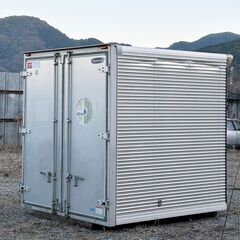 森小屋.男の隠れ家.釣り小屋.キャンプ場.休憩所.浜小屋.外寸長さ209+13cm(約1坪).改造コンテナ.鍵付き.ガレージ (九州全域沖縄島根配送)の画像