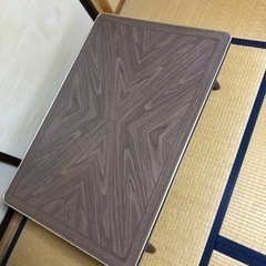 【引取限定】昭和レトロな折りたたみちゃぶ台