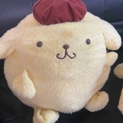 ポムポムプリンのぬいぐるみ　3つセットの画像