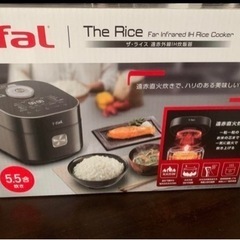 新品未使用★ザ・ライス遠赤外線IH炊飯器5.5合★RK8808JPT-fal5合