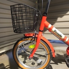 値下げしました！子ども用自転車　（補助輪つき）の画像
