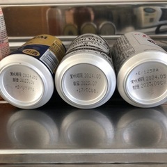 ビール3本の画像