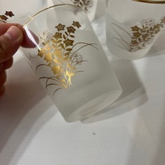 レトロ　グラス　4つセットの画像