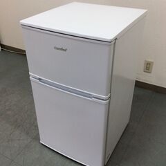 （2/21受渡済）JT8311【Comfee/コンフィー 2ドア冷蔵庫】美品 2022年製 RCT90WH/E 家電 キッチン 冷蔵冷凍庫 右開き 90L