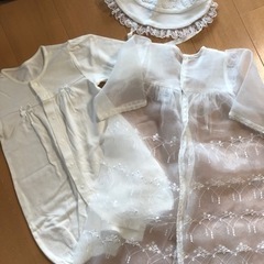 新生児　退院着　ベビードレスの画像