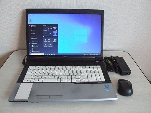 高速SSD240GB搭載+HDD750GB　大画面17.3型 第3世代 Core i5 8GB 富士通 FMV LIFEBOOK N532/E　ノートパソコン　（難あり）　 (4111)