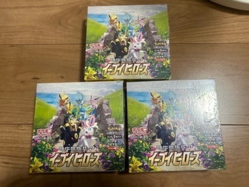 ポケモンカード　イーブイヒーローズ　シュリンク付きBOX