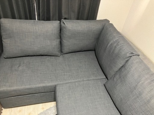 IKEA ソファベッド フリーヘーテン グレー
