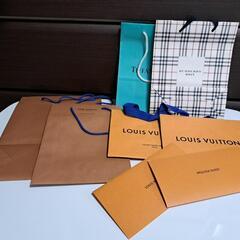 ヴィトン、TIFFANY、BURBERRY等袋