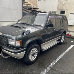 大型バイクと交換可　いすゞ　ビッグホーン　ubs69 27万キロ...