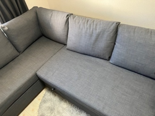 IKEA ソファベッド フリーヘーテン グレー