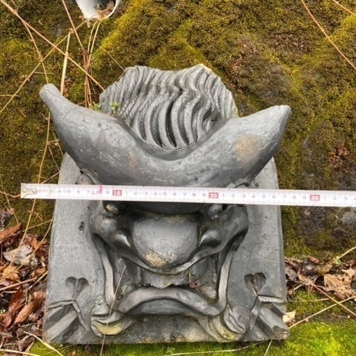 鬼瓦　庭石　オブジェ　インテリア　