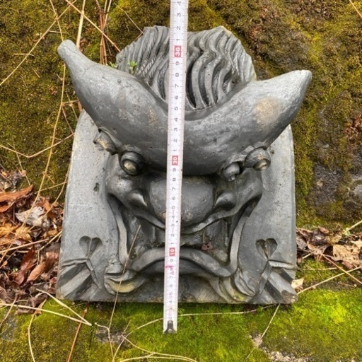 鬼瓦　庭石　オブジェ　インテリア　