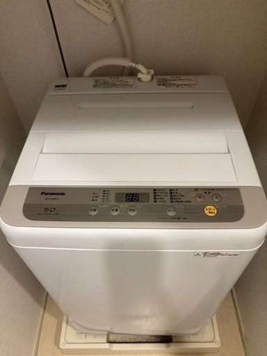 パナソニックの洗濯機　お譲りする方が決まりました