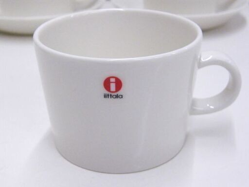 /イッタラ ティーマ カップ＆ソーサー 5客セット ホワイト TEEMA 洋食器 C/S 北欧 札幌市 厚別区