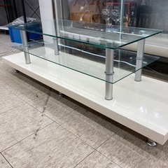 ガラステーブル　テレビ台　※2400010337369