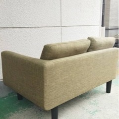 【美品】2人掛け用　ソファー　グリーンの画像