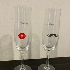 BIRTHDAYBAR フランフラン　ペアシャンパングラス　の画像