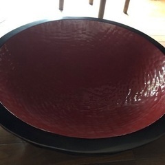 値下げ！極上　漆蕎麦粉コネ鉢　カヤ　60センチ　極上品