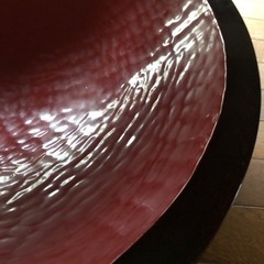 値下げ！極上　漆蕎麦粉コネ鉢　カヤ　60センチ　極上品の画像