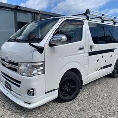 トヨタ ハイエースバン　スーパーＧＬ　純正ナビ　バックカメラ　Ｔ...