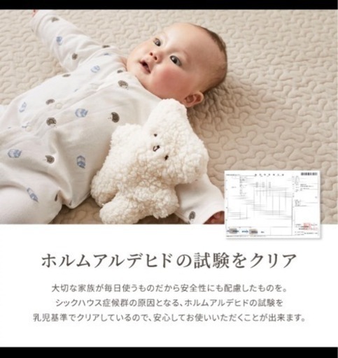 190×240(3畳) イブルマット 滑り止め付き 綿100%