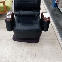 ★ジモティ割あり★  リクライニングチェア 黒 H×D×W クリ...