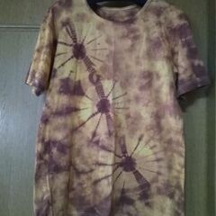 婦人半袖ティーシャツ🎽　タイ製　タイダイ染め絞り染め　タグ無しで...