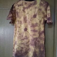 婦人半袖ティーシャツ🎽　タイ製　タイダイ染め絞り染め　タグ無しでも未使用の画像