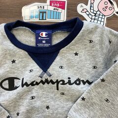 【中古】90㎝　Championトレーナー（裏起毛）の画像