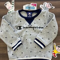 【中古】90㎝　Championトレーナー（裏起毛）