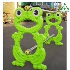 樹脂バリケード🐸カエル新品　　　お話中