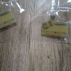 2016年　オリンピック　ピンバッチ2個セット　未使用　ヴィンテージ　希少価値　レア物キズ汚れ錆無しの画像