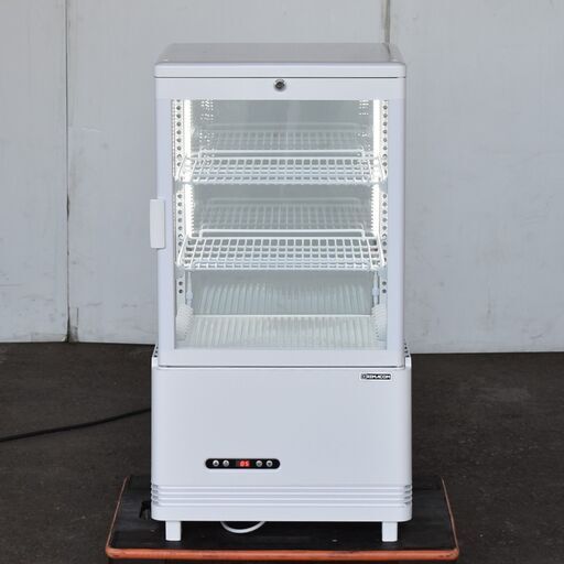 【ヤ取終了4/13】≪yt1151ジ≫ 美品 REMACOM/レマコム 4面ガラス冷蔵ショーケース R4G-63SLW 卓上型 AC1